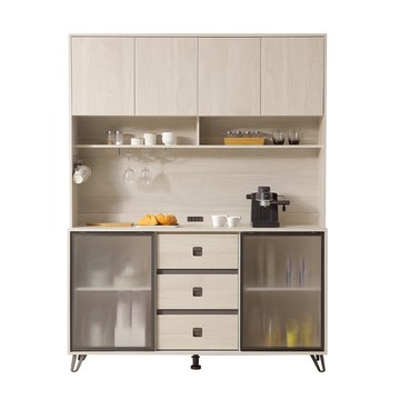 直人木業-卓越現代風滑門上下櫥櫃160公分