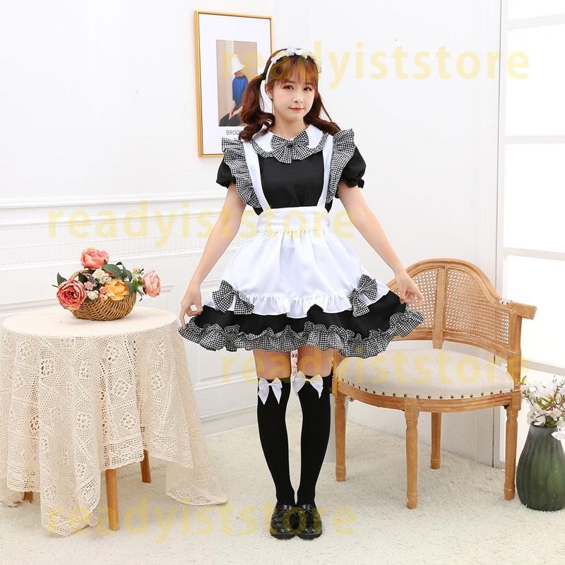 送料無料 仮装 メイド服 コスプレ ロリータ lolita レディース ドレス