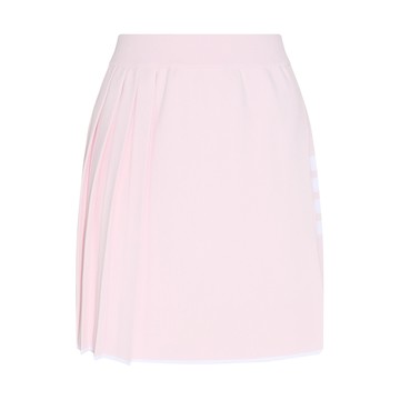 Thom Browne - Light Pink Viscose Blend 4-bar Skirt