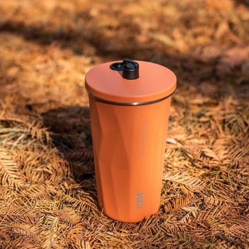 TYESO泰碩不銹鋼咖啡杯冰霸保溫車載吸管杯輕奢菱形杯大容量水杯