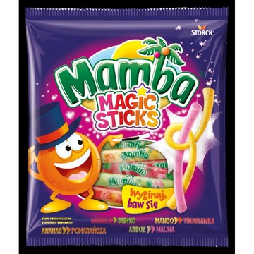 曼巴魔術棒水果風味軟糖140g