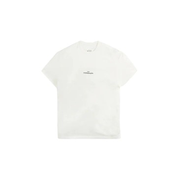 ASCE | Maison Margiela 倒立Logo白色短袖
