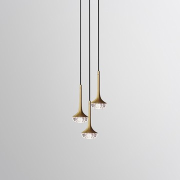 新款后現代創意客廳玻璃床頭臥室設計師酒店樣板房藝術吊燈