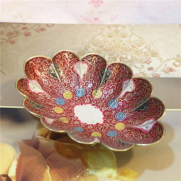 傳統手工藝品銅雕餐具銅果盤家居擺件酒店用品節日禮品YT6341入