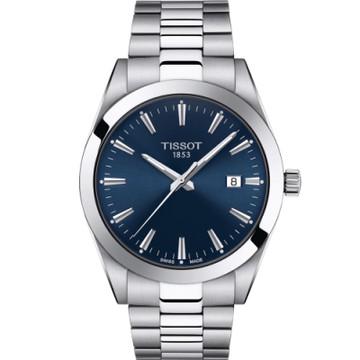 TISSOT 天梭 官方授權 GENTLEMAN 紳士 男錶 手錶 聖誕節 禮物(T1274101104100)40mm