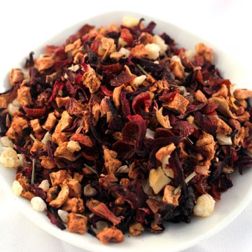 蘋果風味果粒茶 歐式水果茶/果乾茶 300克 x2包【全健】