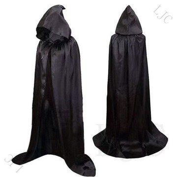 🔥熱銷🚀2026 新款 萬聖節 黑色死神披風 COS 斗篷 道具 小丑巫婆 成人巫師 恐怖尖叫 女巫服裝