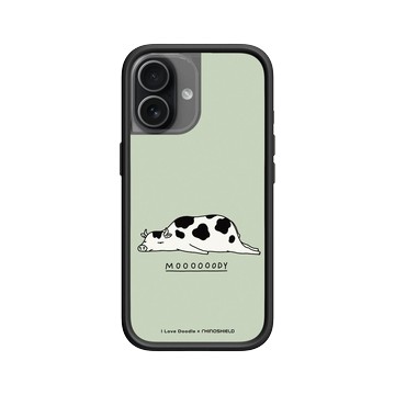 iPhone 17 Mod NX -邊框背蓋組合 (相機按鈕) 黑 - ilovedoodle (Lim Heng Swee) - Mooooody 乳牛