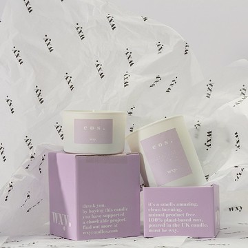 【英國 wxy】經典mini蠟燭- eos. 鳶尾根 & 琥珀 /95g
