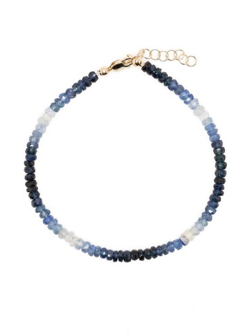 Roxanne First - sapphire beaded bracelet - women - 9kt White Gold/Blue Sapphire - One Size