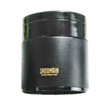 SADOMAIN 仙德曼 316不鏽鋼輕量燜燒罐 附304摺疊湯匙 + 專用提袋 LB351  黑色  1個  350ml