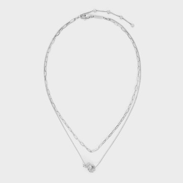 Sable 扭結雙層項鍊