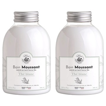 La Maison 馬賽皂之家 魔法驢奶極潤護膚泡泡露 純淨白茶  500ml  2瓶