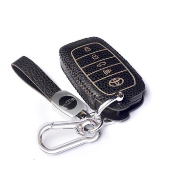 適用于豐田皇冠雷凌卡羅拉榮放奕澤凱美瑞威埃爾法塞納鑰匙套包扣