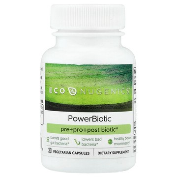 Econugenics, PowerBiotic，30 粒素食膠囊