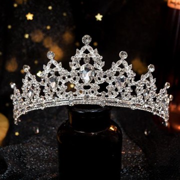 韓版皇冠頭飾兒童演出女童發飾水鉆小女孩表演主持人生日王冠