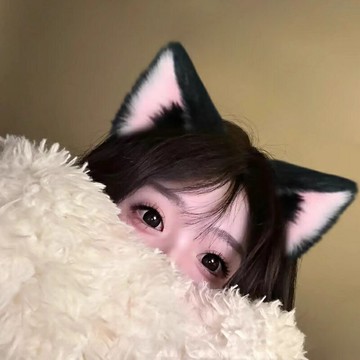 貓耳朵頭飾發箍女可愛獸耳發夾cos毛絨耳朵貓咪頭箍發飾萬聖節【淘夢屋】