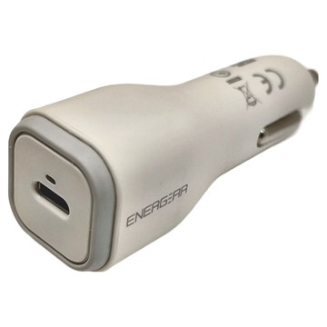 ENERGEAR 安杰爾 車用快充器 USB-C連接埠 LED指示燈  45W PD  白色