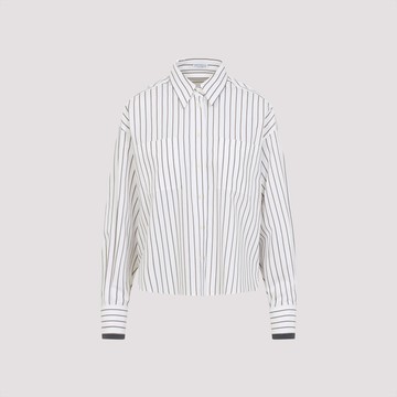 Brunello Cucinelli Stripe Cotton Shirt