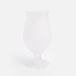 奧可利玻璃啤酒杯420mL 霧白