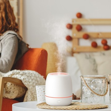 Les nez 香鼻子 超音波 極光香氛水氧機 - 四色 - 雪地白