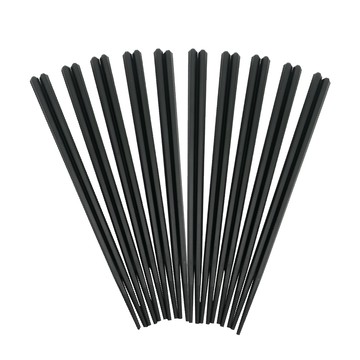 Axis 艾克思 六角合金筷  黑色  10雙  10雙筷子