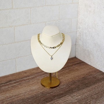 【春夏新品】浪漫愛情 鋯石雙鍊設計