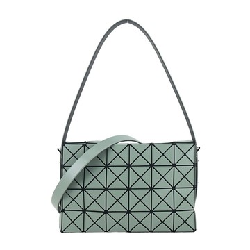 [平輸版]ISSEY MIYAKE 三宅一生 BAOBAO OBLONG 4X6啞光斜背/背肩兩用包-卡其綠/真品平輸