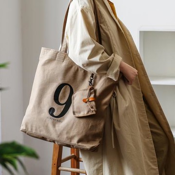 小生有米帆布包韓版百搭手提文藝