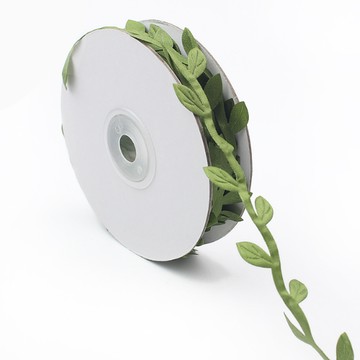 Make Mine 小鳥樹葉造型飾品 10m 捲  綠色