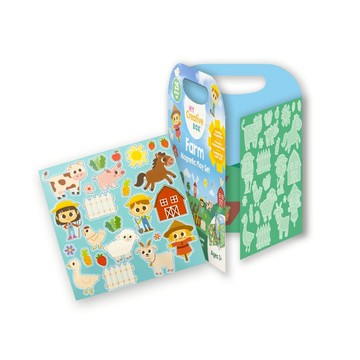 【My Creative Box】隨行磁鐵書-開心農場 磁鐵書 磁鐵 造型磁鐵 書 兒童書 童書 創意 創意書 繪本童書