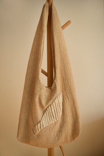 森林色布藝鳥之包包 單肩挎