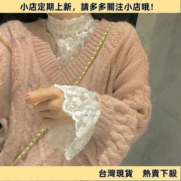 【新品上架】打底蕾絲衫長袖網紗精致內搭蕾絲打底衫女春夏洋氣上衣蕾絲小衫女