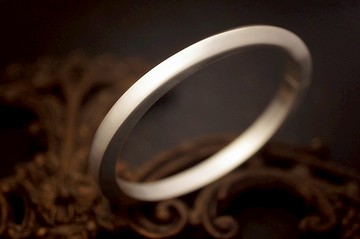 925 純銀簡約線條手鈪 (粗) - 手作 (B103)