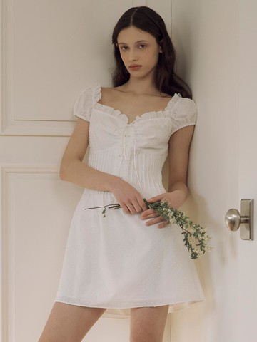 lotsyou Fiona Dress [WHITE]