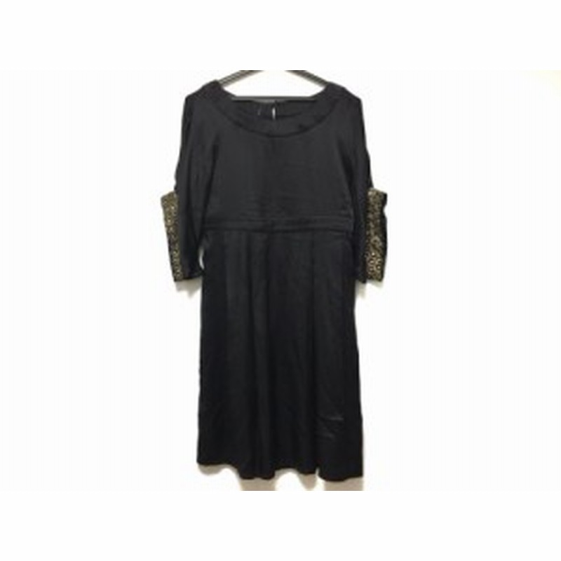 ヴェルニカ Velnica ワンピース レディース 黒 ベージュ スパンコール 還元祭対象 中古 0619 通販 Lineポイント最大1 0 Get Lineショッピング