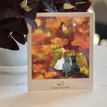 擦拭布/拭鏡布/眼鏡布/超細纖維/插畫/秋季系列 貓咪們