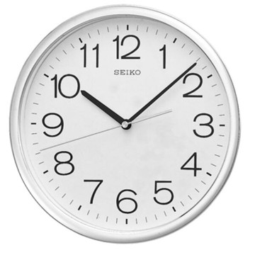 seiko SK037 精工鐘 (QXA014S) 極簡風格清晰黑白大數字標準鐘/31.1*3.9cm｜樂天領券現折★全館特惠中★指定刷卡回饋10%