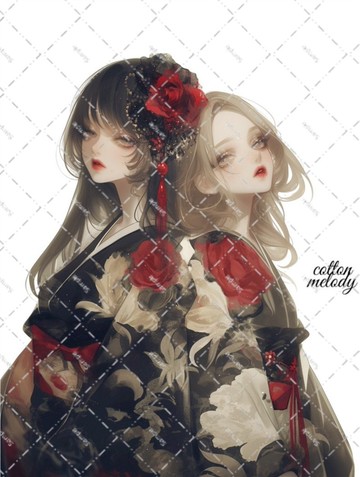 original sticker no.7214 人物貼紙 原創貼紙 人物貼紙 女孩貼紙 原創人物貼紙