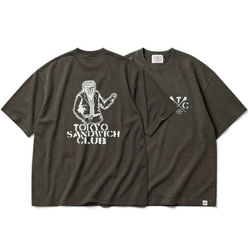 FILTER017 x INVISIBLE 東京三明治俱樂部 BOTTLEWICH TEE 圖像 短T (洗舊鐵灰色)