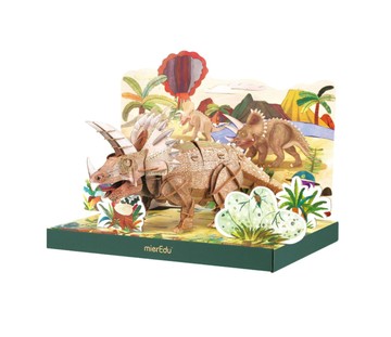 澳洲 mierEdu - 可調3D立體拼圖-三角龍(豪華版) ME4242