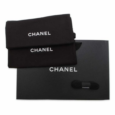 シャネル CHANEL サイズ表記「36」23センチ 黒×白 エナメル シャネル スニーカーココマーク ニット レディースサイズ36