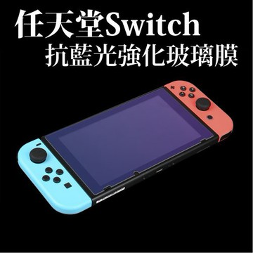 現貨 任天堂 Switch Lite SW 鋼化玻璃膜 9H硬度 滿版 抗藍光 磨砂 磨砂紫光 玻璃貼 保護貼