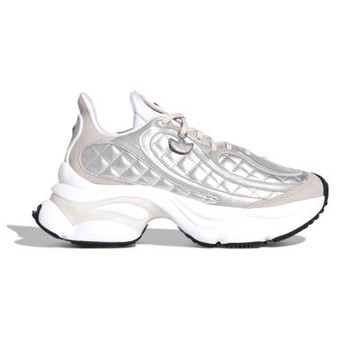 Adidas Ozvenuz W 女鞋 銀色 皮革 抓地力 增高 運動 休閒鞋 KJ3971