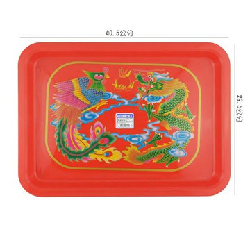 400型龍鳳方盤CY-125茶皿 龍鳳茶盤 _台灣製