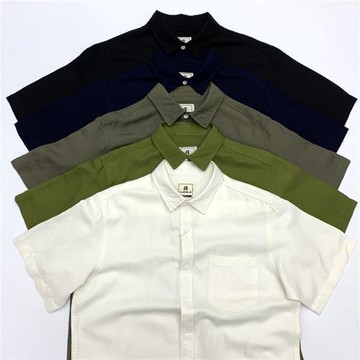 棉麻短袖襯衫男日系復古亞麻混紡白襯衣夏季寬松大碼文藝女上衣潮