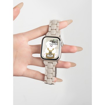 防水錶帶 三株錶帶 小蠻腰 適用 Apple Watch 錶帶 10 9 8 7 SE 6 45 46 42 蘋果錶帶