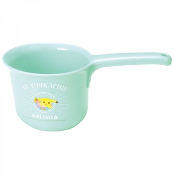 小禮堂 寶可夢 皮卡丘 兒童塑膠水瓢 (綠水果款) 4973307-546945