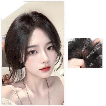 【米蘭精品】現貨+預購 假瀏海全真髮髮片透氣假髮片輕量免打理隱形增髮量假髮-瀏海自然女假髮4款74lf23