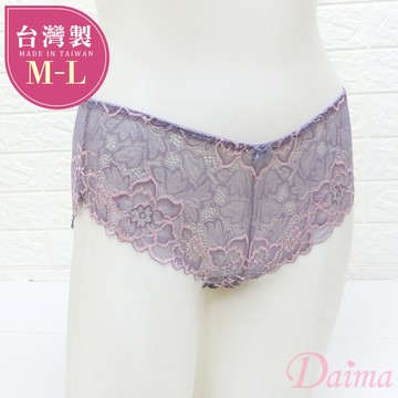 內褲【台灣製/MIT】(M-L)美型刺繡蕾絲性感內褲_紫色#T7790